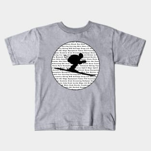 Ski Circle Symbol Kids T-Shirt